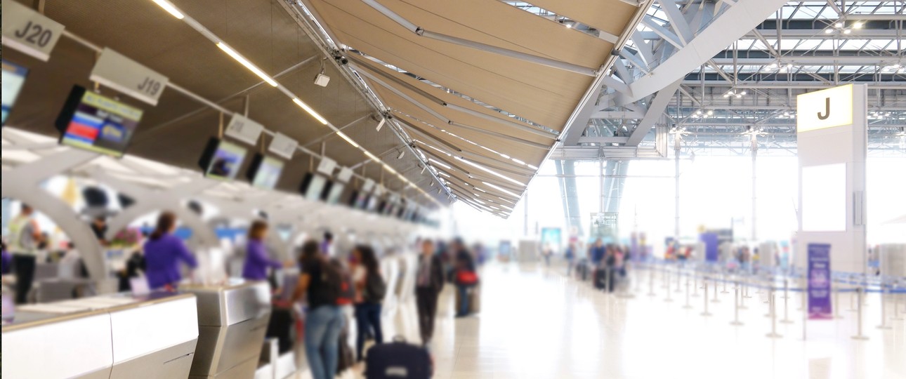 Check-in-Bereich am Airport: Auch hier geschehen sexuelle Angriffe.
