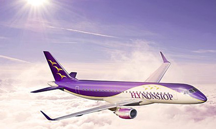 Embraer 190 von Flynonstop: Die Airline lebte nur kurz.