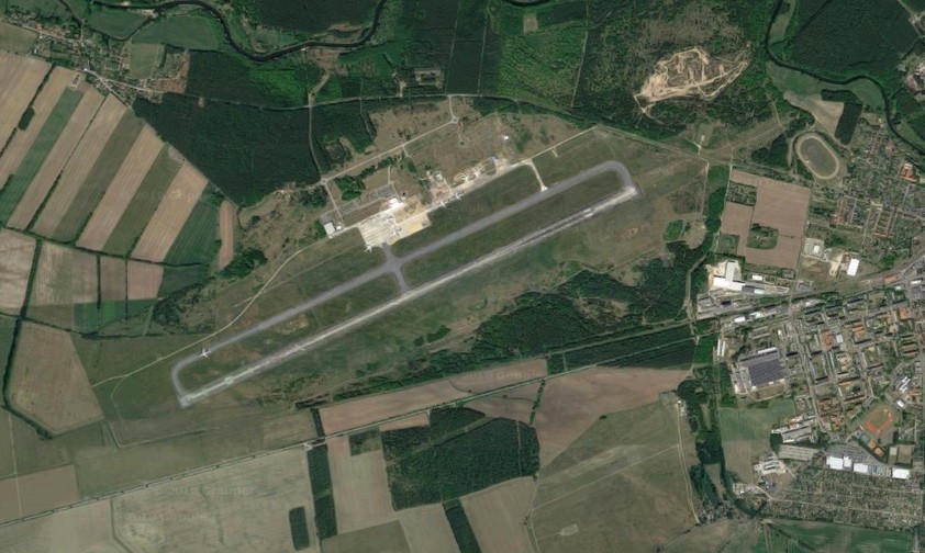 Flughafen Schwerin-Parchim: Wenig los.