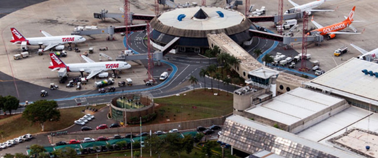 Der Flughafen Brasília ist der drittgrößte des Landes.
