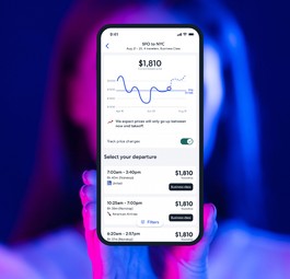 Flugsuche mit Preisprognose: Neuerung in der App.