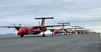 Dash-8-Flotte von Air Greenland: Die Fluglinie will auch einen Mittelstreckenjet.