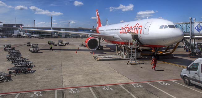 Airbus A330 von Air Berlin: Bald kaum mehr in Berlin-Tegel zu sehen.