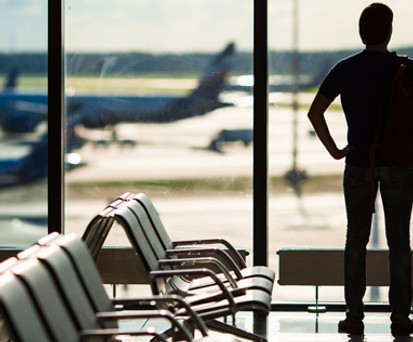 Passagier am Flughafen: Die Daten landen beim BKA.