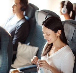 Economy Class von Cathay: In der Boeing 777 wird es enger.