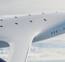 So sieht das Blended Wing Body-Flugzeug von Jet Zero aus. Es soll 2030 eingeführt werden.