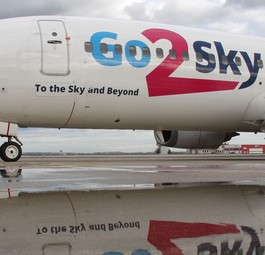 Boeing 737 von Go2Sky: kehrt zurück in die Luft.
