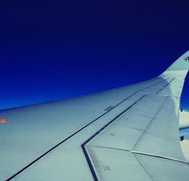 Unterwegs mit Qatar Airways.