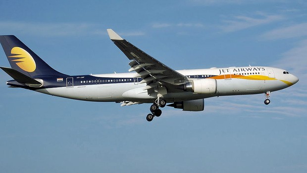 A330 von Jet Airways: Im letzten Moment sicher abgehoben.