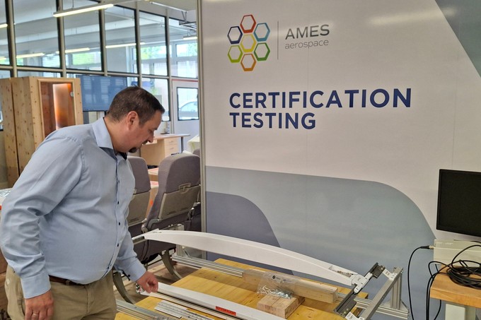 Produkttest bei Ames Aerospace: Das Unternehmen hat seinen ...