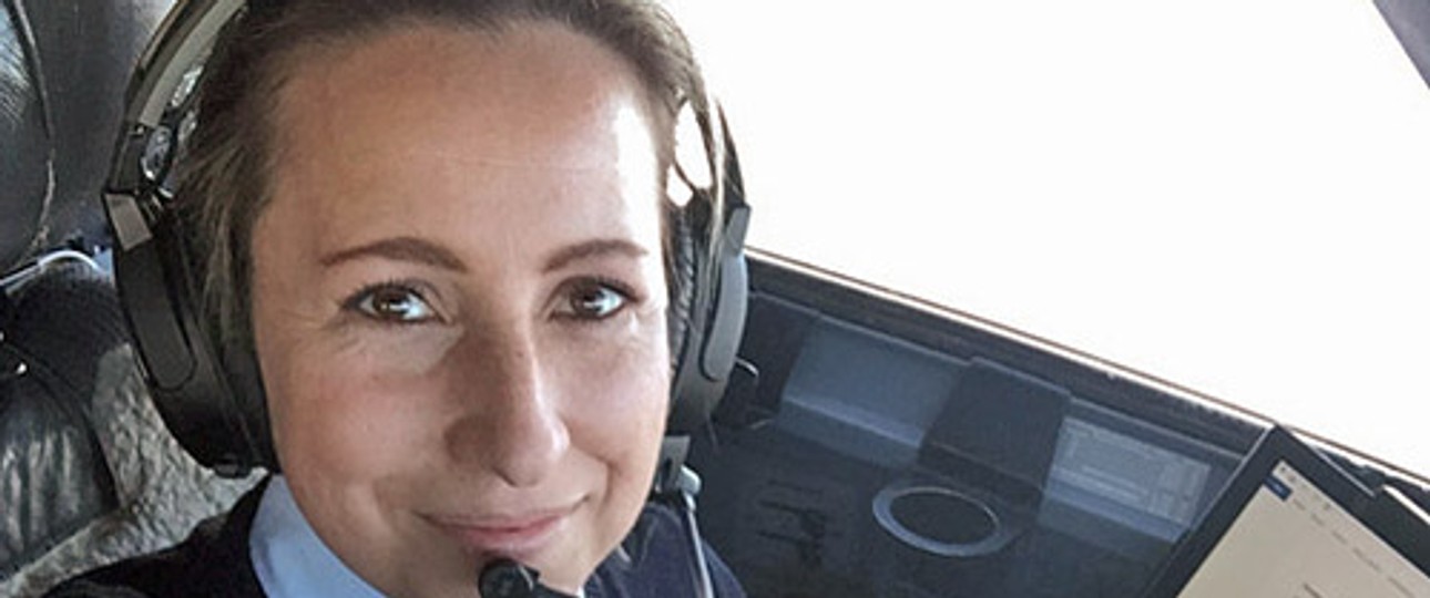 ACA-Präsidentin Isabel Doppelreiter im Cockpit