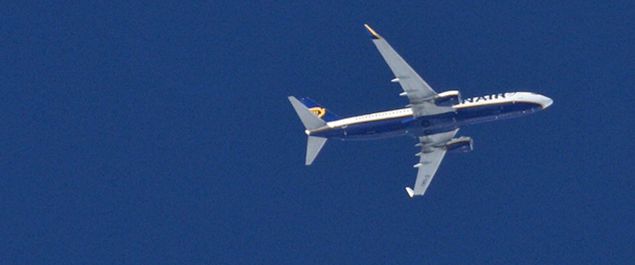 Boeing B737-800 von Ryanair im Flug: Zuwachs für die Flotte.