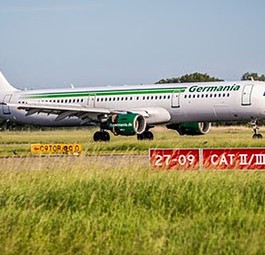 Flieger von Germania: Bald öfter in Nürnberg zu sehen.