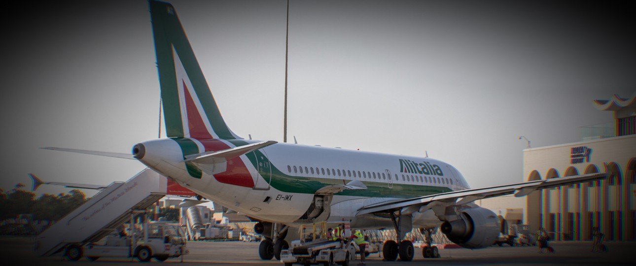 Airbus A319 von Alitalia: Wer hat die Fluglinie im Visier?