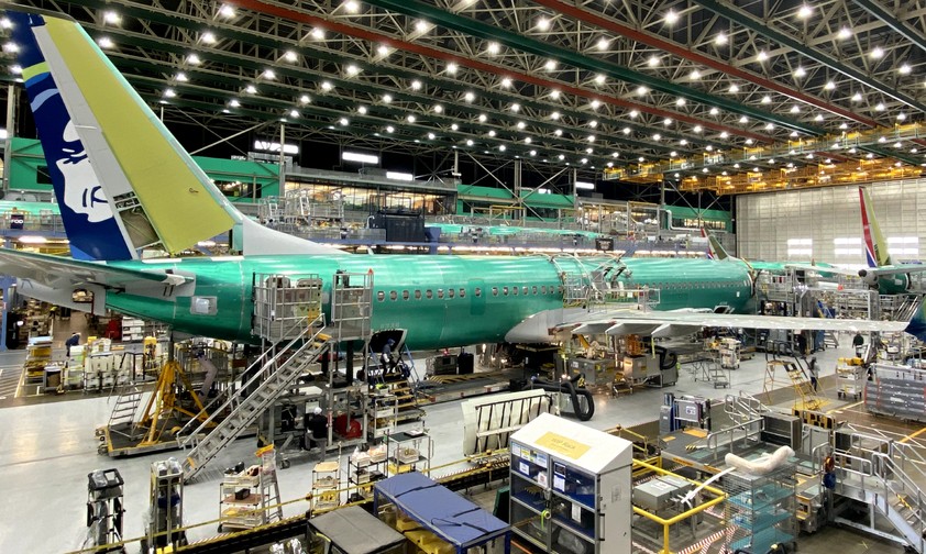 Produktion der Boeing 737 Max: Der Ausstoß darf vorerst nicht erhöht werden.