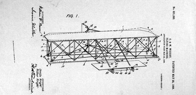 Das Originalpatent, das 1903 eingereicht worden war, wurde 1906 offiziell anerkannt.