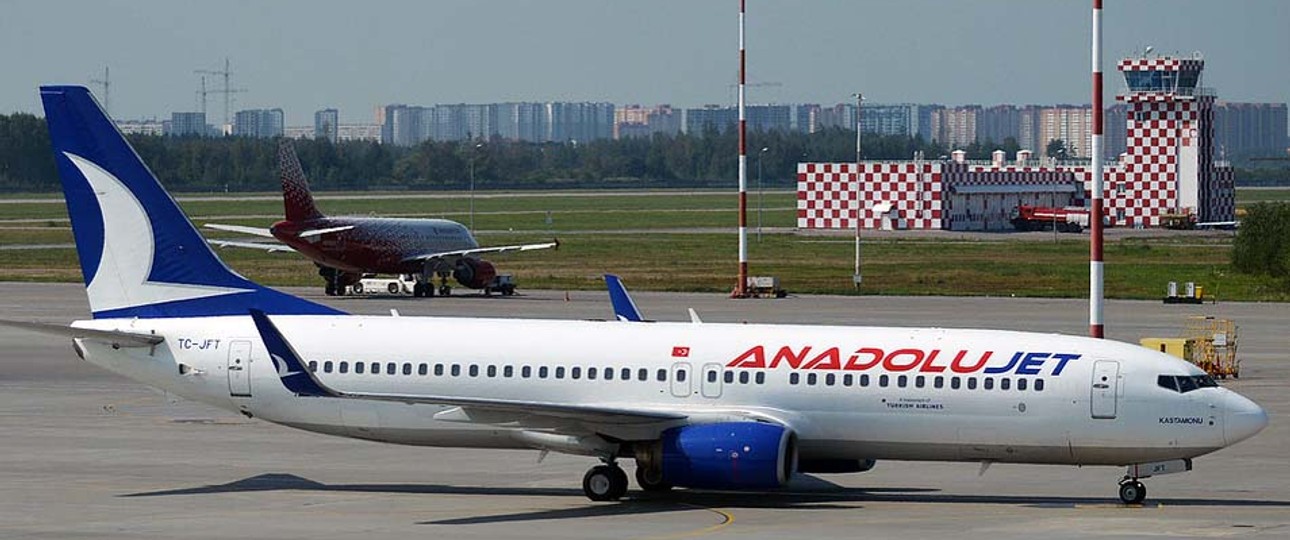 Boeing 737-800 von Anadolu Jet: Bislang fast nur Inlandsflüge.