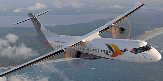 Eine ATR 72 in den Farben von Air Kerala: Die neue Airline soll ein Billigflieger werden.