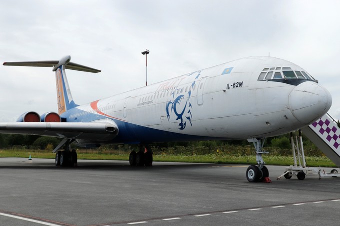 Die Ilyushin Il-62 M steht seit 2018 zum Verkauf.