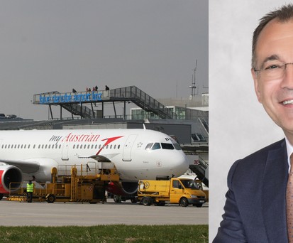 Flughafen Linz und Geschäftsführer Norbert Draskovits: Erwartet einen harten Winter.