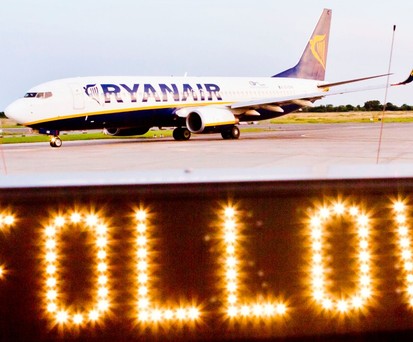 Ryanair-Jet am Flughafen Bremen: Nur noch bis Ende März 2027 dort zu sehen.