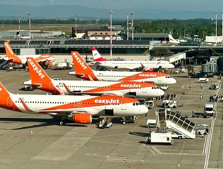 Flughafen Basel/Mulhouse: Easyjet ist eindeutig Marktführer.
