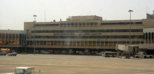 Flughafen Baghdad.