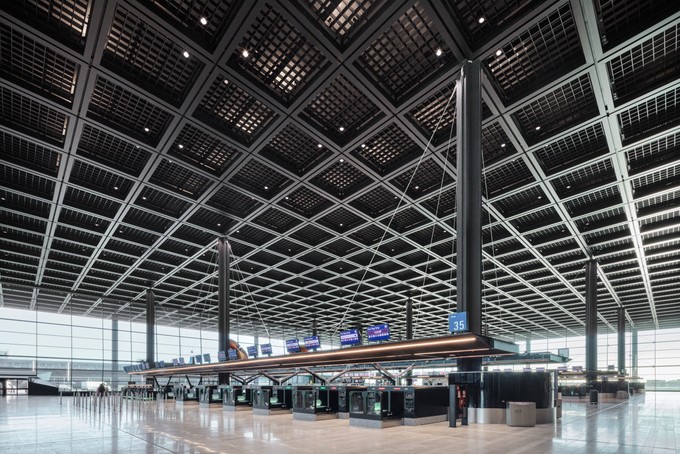 Checki-n-Halle: Zunächst ist das Terminal 3 für 19 Millionen Reisende ausgelegt.