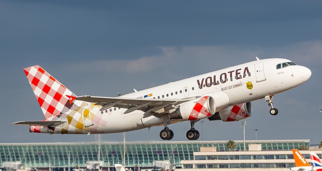 Airbus A319 von Volotea: Die Airline fliegt mit einer Flotte von A319 und A320 durch Europa.