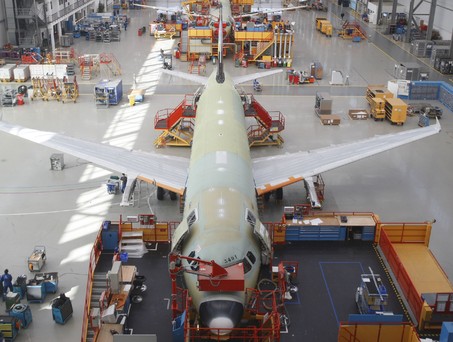Airbus-A320-Produktion: Es geht nur langsam aufwärts.