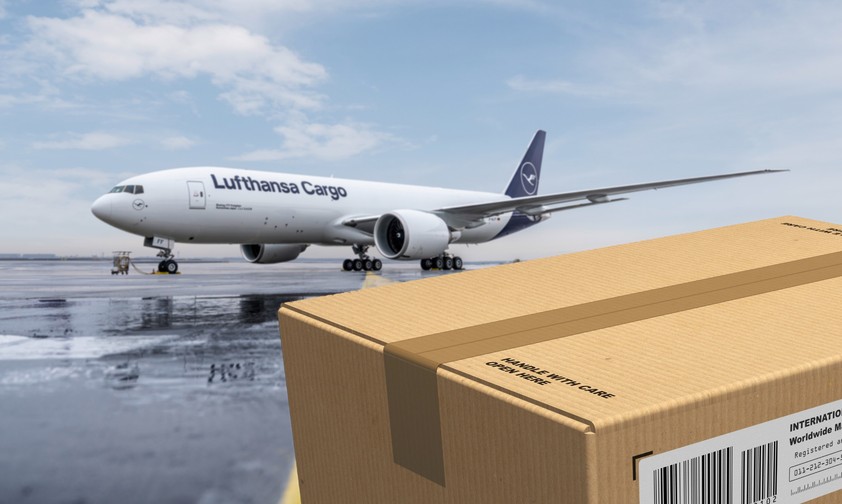 lufthansa cargo boeing 777 paket