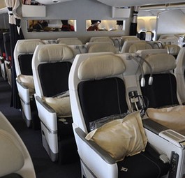 Premium-Economy-Class von Air France: Die neue Klasse wird immer beliebter.