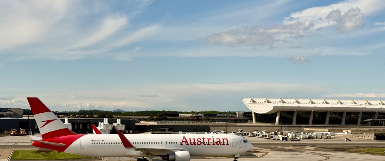 Boeing 767 von Austrian Airlines in Washington: Die Airlines ist besonders pünktlich unterwegs.