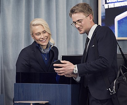 Passagier am Schalter von SAS: Aktionäre erhalten Vielflieger-Status.