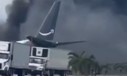 Boeing 767 mit Amazon-Bemalung: Das Flugzeug schoss über eine Straße hinaus, der Flughafen wurde geschlossen. 