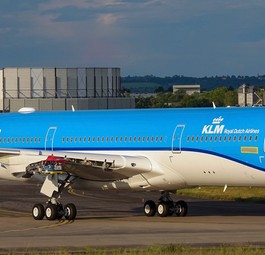 Der erste Airbus A350 von KLM: Er wird die Registrierung PH-ZNA tragen. 