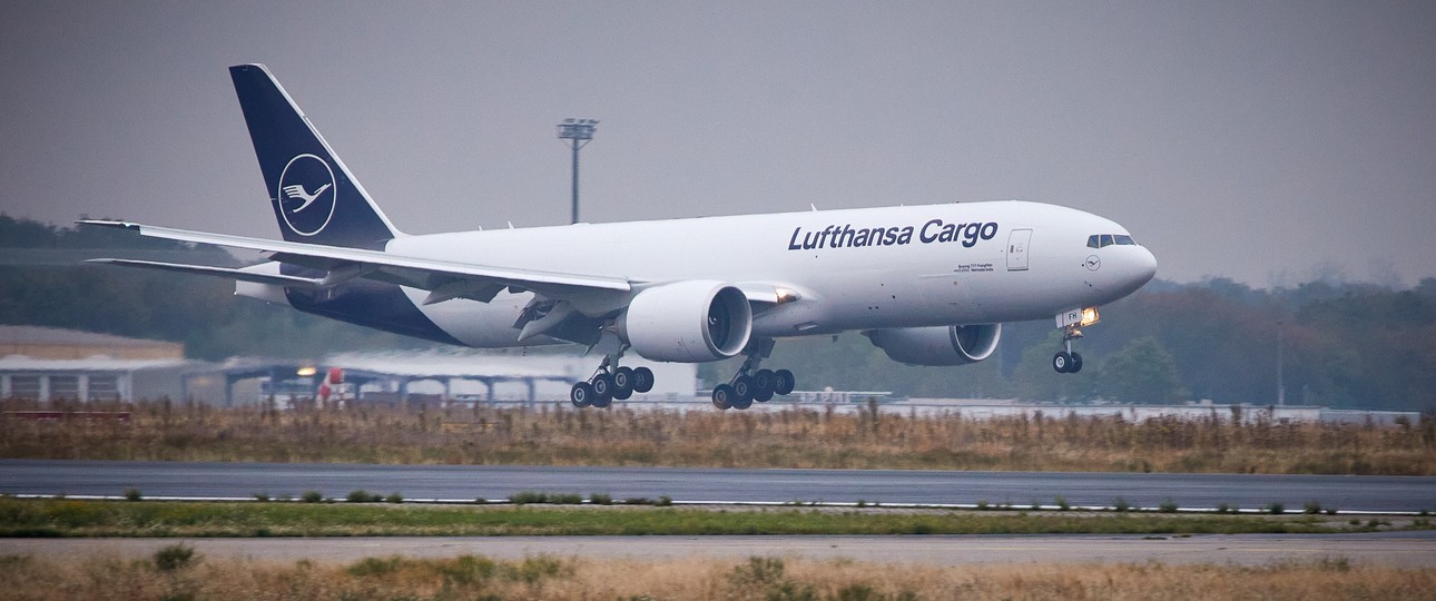 Boeing 777F von Lufthansa Cargo: Ein Jet dieses Typs musste umkehren.
