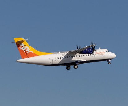 ATR 42-600 von Druk Air: Nun im Himalaya zuhause.