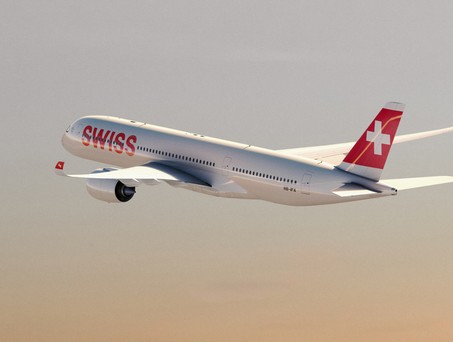 Airbus A350 von Swiss: Ein Flieger muss noch eine ganze Weile in Almaty bleiben. 