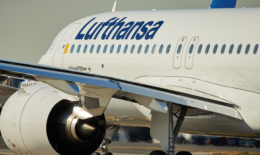 Airbus A320 Neo von Lufthansa: Stand achst Stunden am Boden.