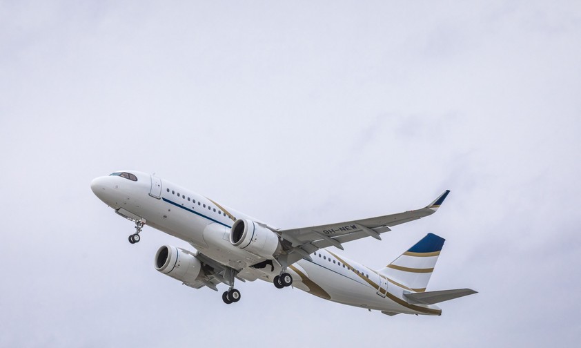 ACJ320 Neo von Comlux: Hier zu sehen ist das erste Exemplar, auf das drei weitere folgen.