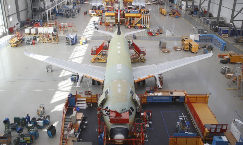 Airbus-A320-Produktion: Es geht nur langsam aufwärts.