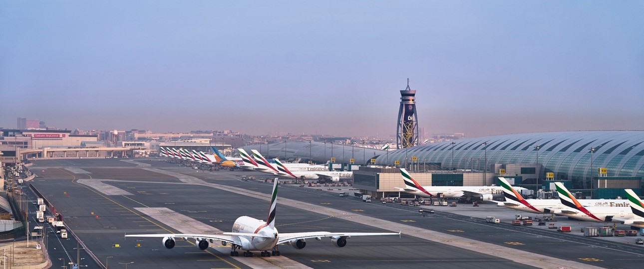 Vorfeld des Dubai International Airports: Hier sollen irgendwann Wohnungen entstehen.