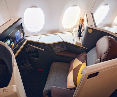 Business Class von Etihad: Im Value-Tarif ist die Platzauswahl nicht mehr kostenlos.