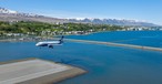 Airbus A319 von Niceair bei der Landung in Akureyri: Keine Ankünfte mehr aus London.