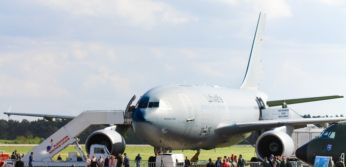 Bei der deutschen Luftwaffe sind fünf A310 unter anderem als Truppentransporter oder Tankflugzeuge unterwegs.