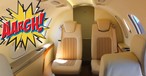 Kabine eines Privatjets: Das Innere des Fliegers bekommen die Betrogenen nie zu sehen - außer auf der Webseite der Betrüger.