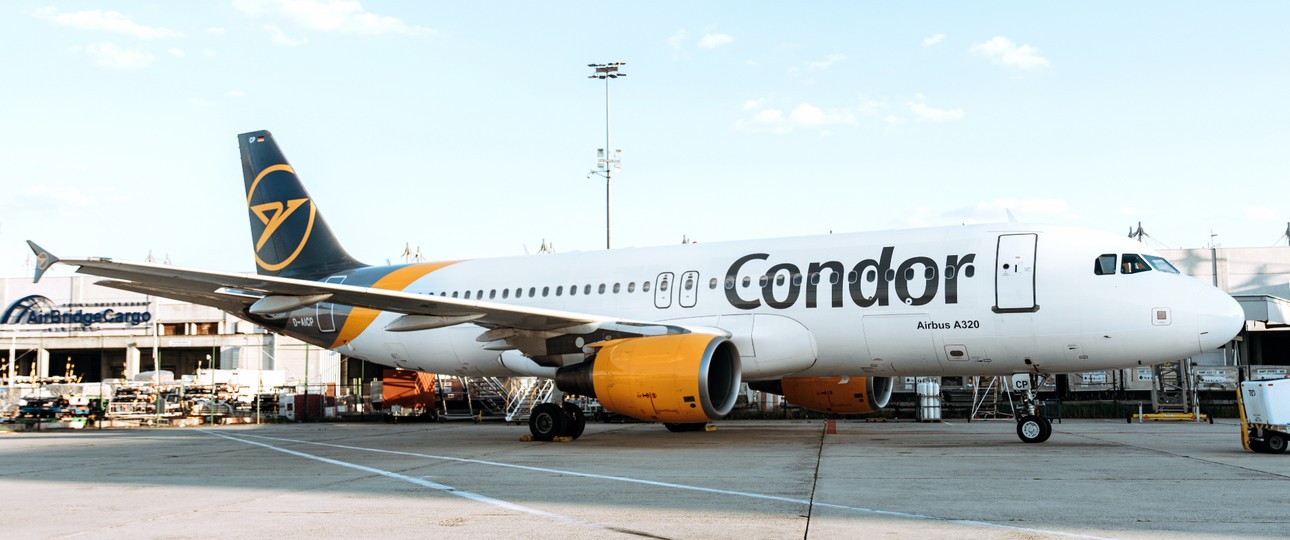 Airbus A320 von Condor: Kommenden Sommer in Zürich zu sehen.