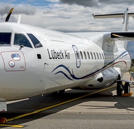 ATR 72 von Lübeck Air: Wird verkauft.