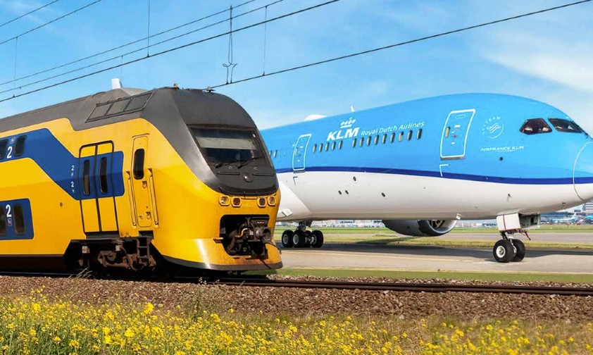 Zug und Flugzeug: Wer bedient welche Strecke?